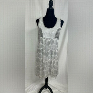 100% Silk Midi  Dress Made in Italy